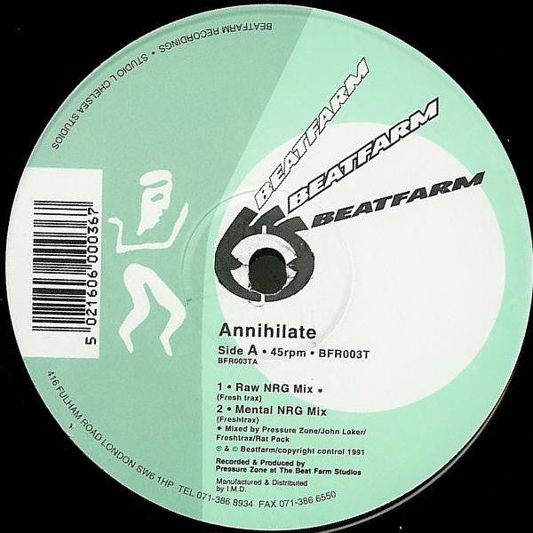 The Annihilator : Annihilate (12")