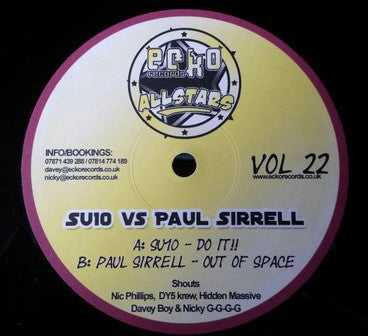 SU10 Vs Paul Sirrell : Do It!! / Out Of Space (12")