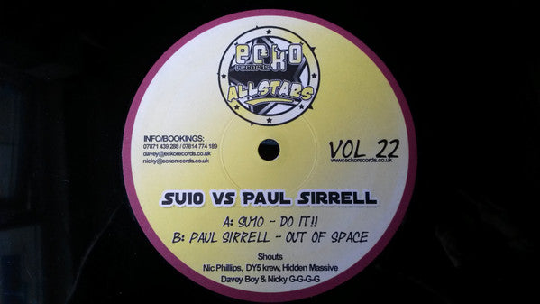 SU10 Vs Paul Sirrell : Do It!! / Out Of Space (12")