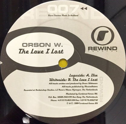 Orson W.* : The Love I Lost (12")