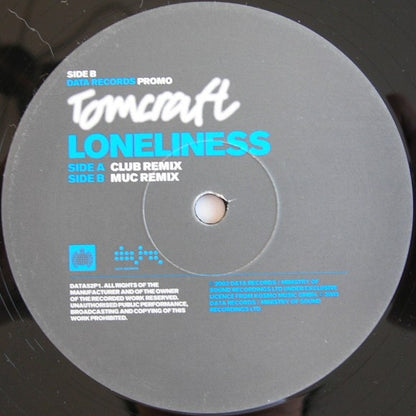 Tomcraft : Loneliness (12", Promo)