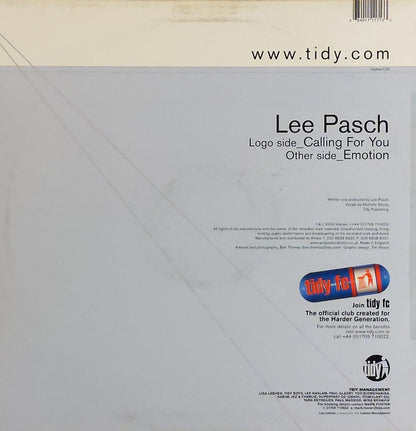 Lee Pasch : Calling For You / Emotion (12")
