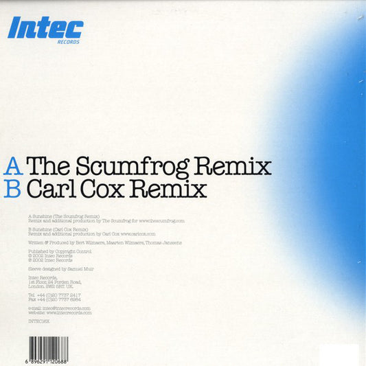 Tomaz vs Filterheadz* : Sunshine Remixes (12")