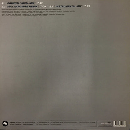Soul Providers Present L'Enfant D'Amour : Deep Inside Your Love (12")