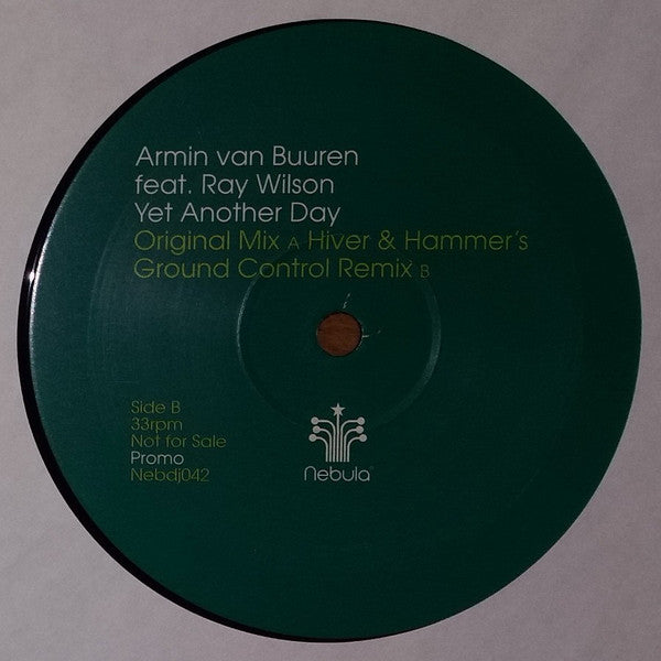 Armin van Buuren Feat. Ray Wilson : Yet Another Day (12", Promo)