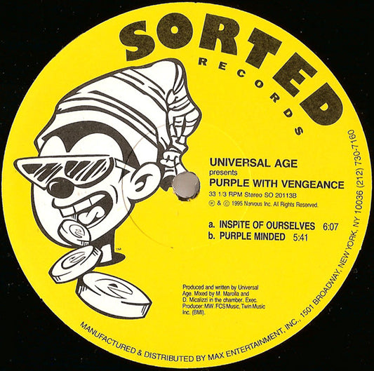 Universal Age : Purple With Vengeance (12")