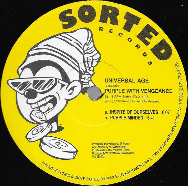 Universal Age : Purple With Vengeance (12")