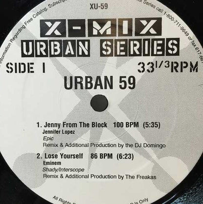 Various : X-Mix Urban Series 59 (12", Comp)