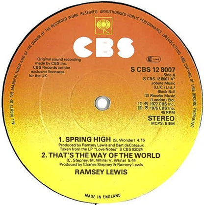 Ramsey Lewis : Spring High (12")