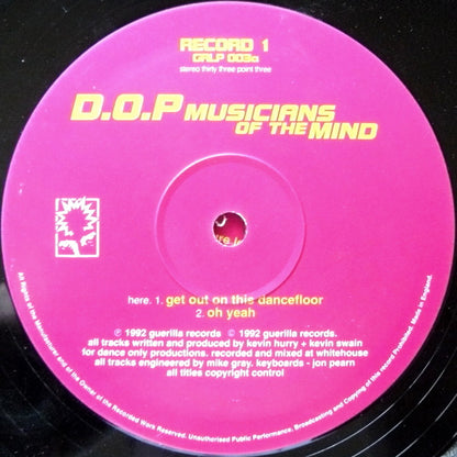 D.O.P. : Musicians Of The Mind (2xLP, Album)