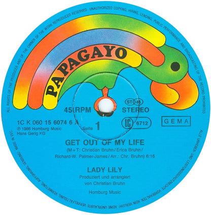 Lady Lily : Get Out Of My Life (12", Maxi)