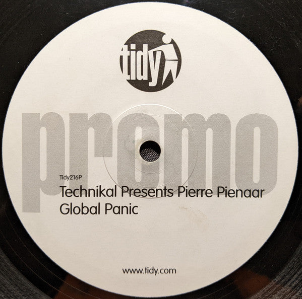 Technikal Presents Pierre Pienaar / Technikal Presents Carl Nicholson : Global Panic / System Shock (12", Promo)