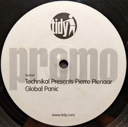 Technikal Presents Pierre Pienaar / Technikal Presents Carl Nicholson : Global Panic / System Shock (12", Promo)