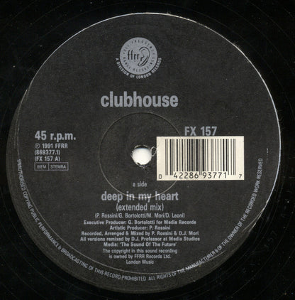 Club House : Deep In My Heart (12")