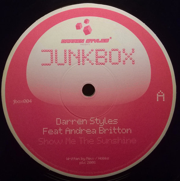 Darren Styles Feat Andrea Britton / Darren Styles Feat Wayne G : Show Me The Sunshine / Lost The Plot (12")
