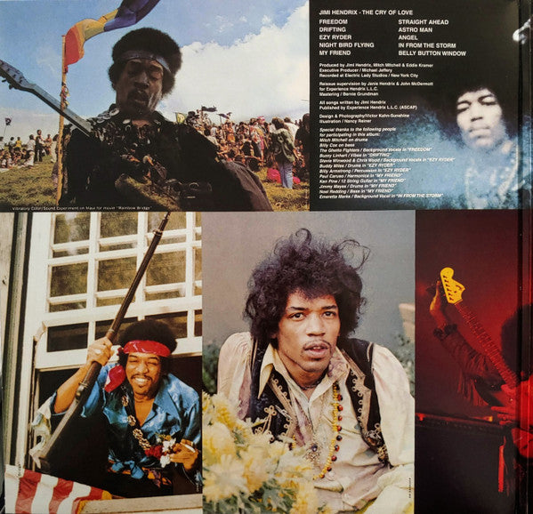 Jimi Hendrix : The Cry Of Love (LP, Album, RE, 180)