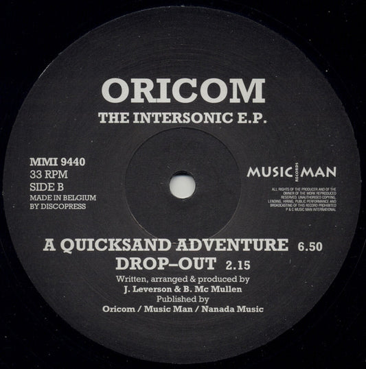 Oricom* : The Intersonic E.P. (12", EP)