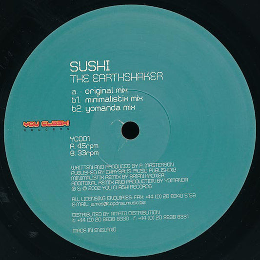 Sushi (2) : The Earthshaker (12")