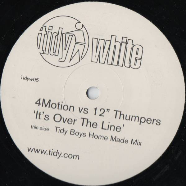 4 Motion Vs 12 Inch Thumpers : It's Over The Line (12", S/Sided)