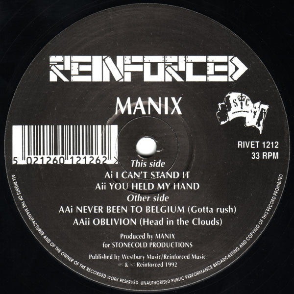 Manix : Bad Attitude 12" (12")