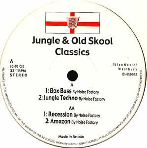 Noise Factory, Music With A Beat : 90-95 Classic Jungle & Old Skool E.P. Vol. 8 (12", EP, Comp, Ltd)