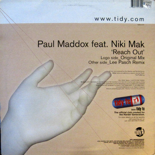 Paul Maddox Feat. Niki Mak : Reach Out (12", Single)
