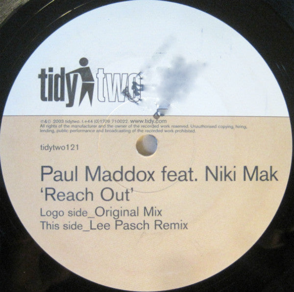 Paul Maddox Feat. Niki Mak : Reach Out (12", Single)