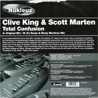 Clive King & Scott Marten : Total Confusion (12")
