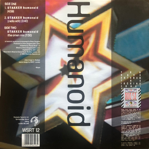 Humanoid : Stakker Humanoid (12", Pic)