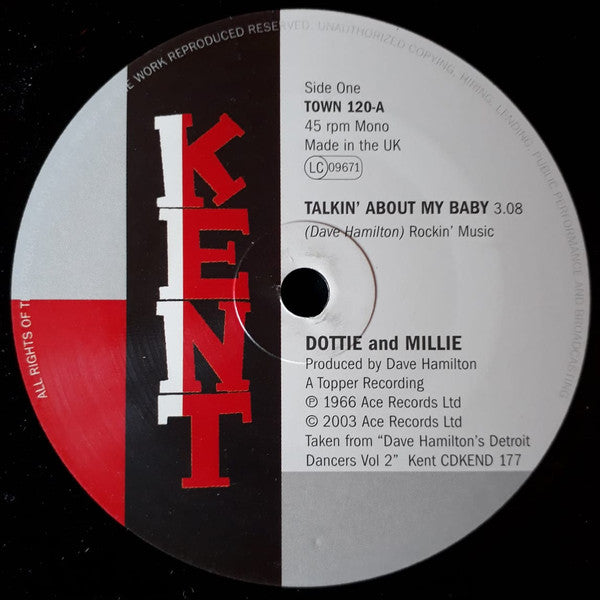 Dottie And Millie* / Tobi Lark : Talkin' About My Baby / Happiness Is Here (7", Single, Mono)