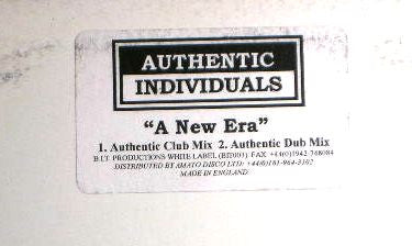 Authentic Individuals : A New Era (12", TP, W/Lbl)