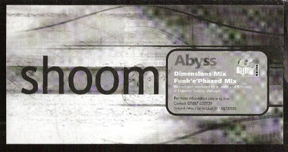 Abyss (4) : Shoom (12", W/Lbl)