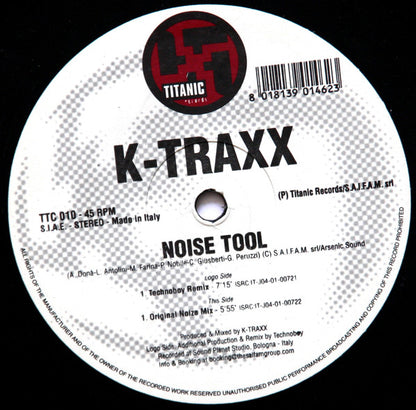 K-Traxx : Noise Tool (12")