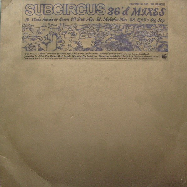 Subcircus : 86'd Mixes (12", Promo)