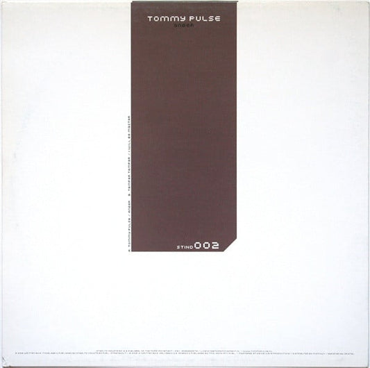 Tommy Pulse : Anger (12")