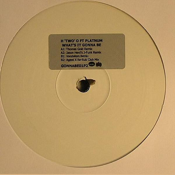 H 'Two' O* Ft Platnum (3) : What's It Gonna Be (12", Promo, W/Lbl, Sti)