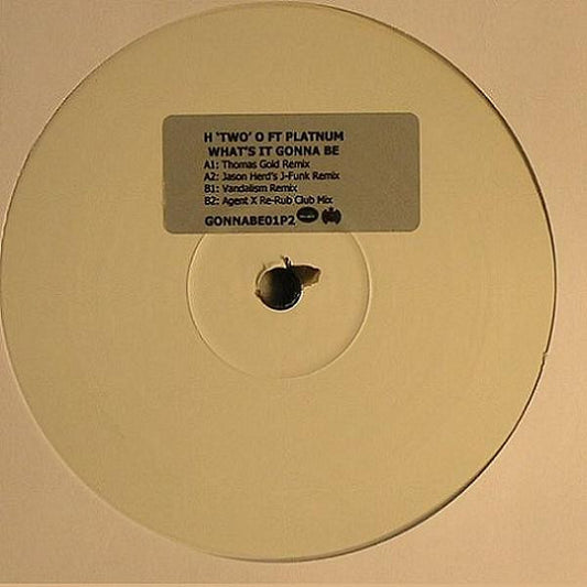 H 'Two' O* Ft Platnum (3) : What's It Gonna Be (12", Promo, W/Lbl, Sti)