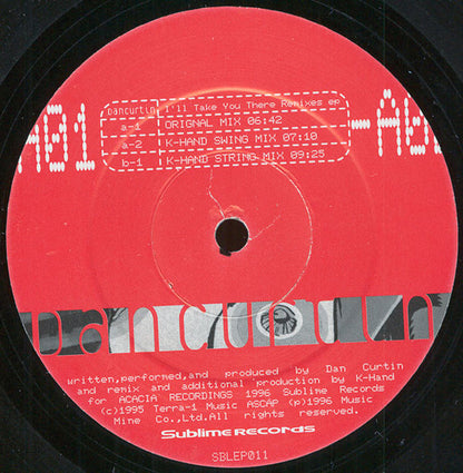 Dan Curtin : I'll Take You There (Remixes EP) (12", EP)