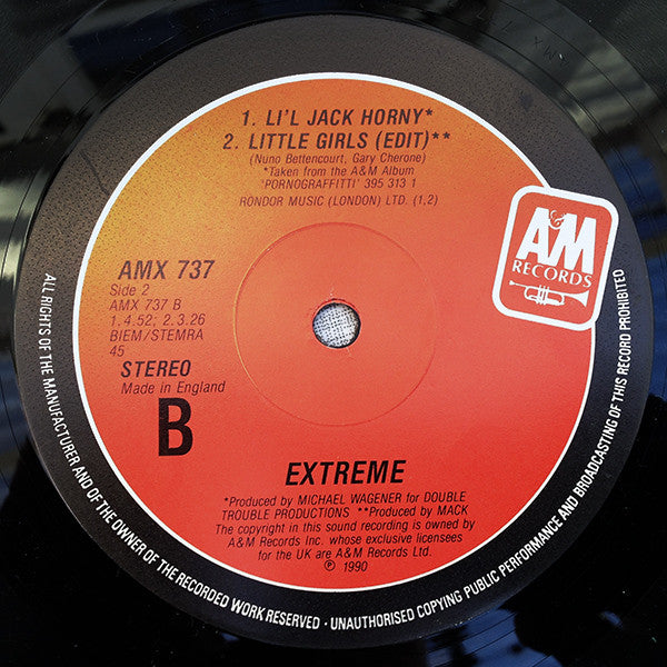 Extreme (2) : Get The Funk Out (12", Single, Ltd)