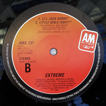 Extreme (2) : Get The Funk Out (12", Single, Ltd)