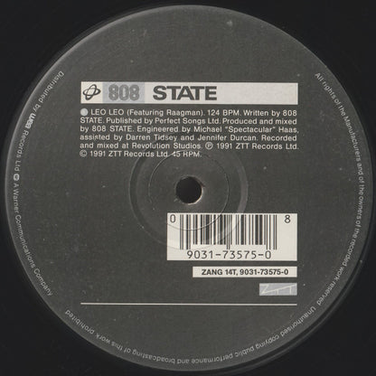 808 State : In Yer Face (12", Single)