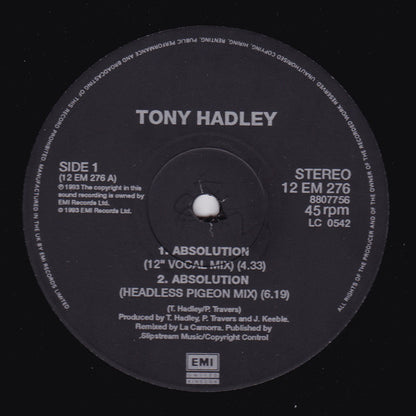 Tony Hadley : Absolution (12")