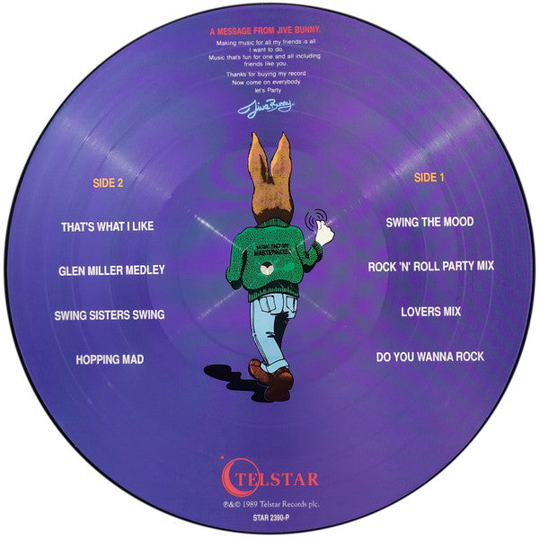 Jive Bunny And The Mastermixers : The Album (LP, Album, Ltd, Pic)
