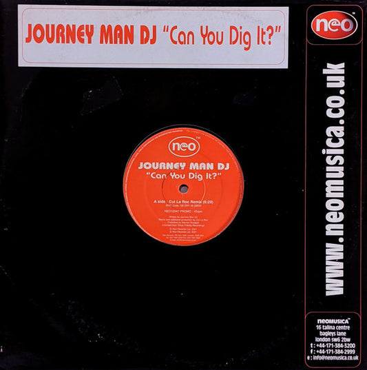Journey Man DJ : Can You Dig It? (12", Promo, Bla)