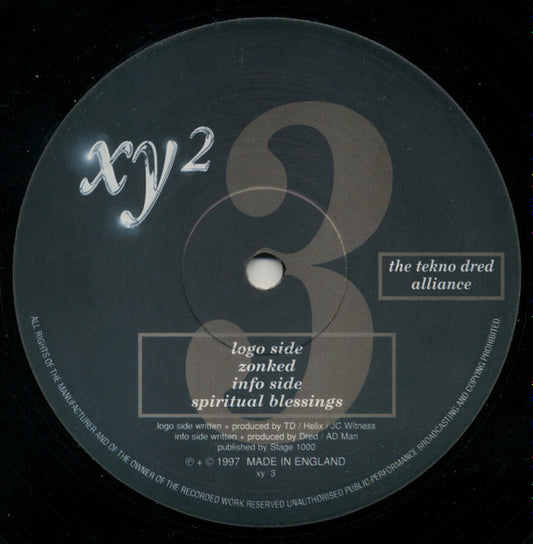The Tekno Dred Alliance : Zonked / Spiritual Blessings (12")