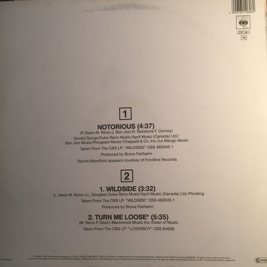 Loverboy : Notorious (12")