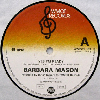 Barbara Mason : Yes I'm Ready / On And Off (12")