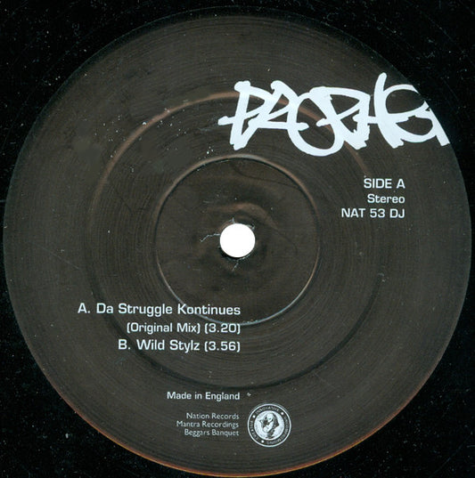 Prophets Of Da City : Da Struggle Kontinues (12", Promo)