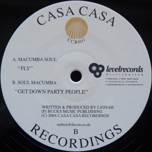Macumba Soul / Soul Macumba* : Fly / Get Down Party People (12")