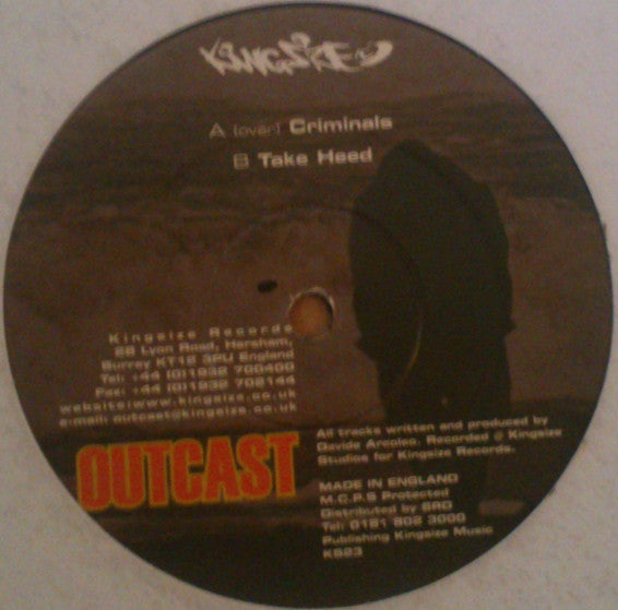 Outcast (2) : Criminals (12")